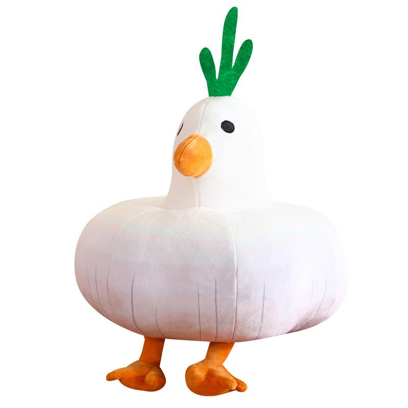 Creative Cainiao Throw Pillow Plush Toy Doll Garlic Bird Doll Home Sofa Pillow Cushion Girl Doll