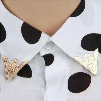 Unisex Korean Triangle Lapel Shirt Collar Clip - No Damage To Clothes