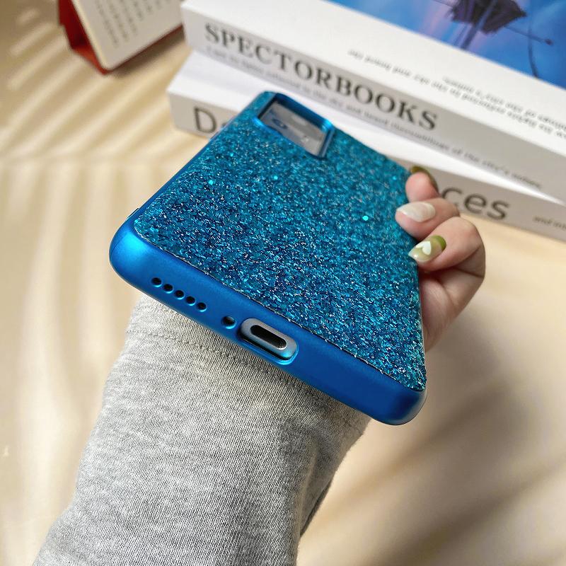 Glitter Plating Soft Silicone Case For Samsung Galaxy S24 S23 FE S22 S21 S20 Ultra Plus A55 A54 A34 A35 A25 A24 A04S A14 A13 A23 A12 A51 A71 4G Cover