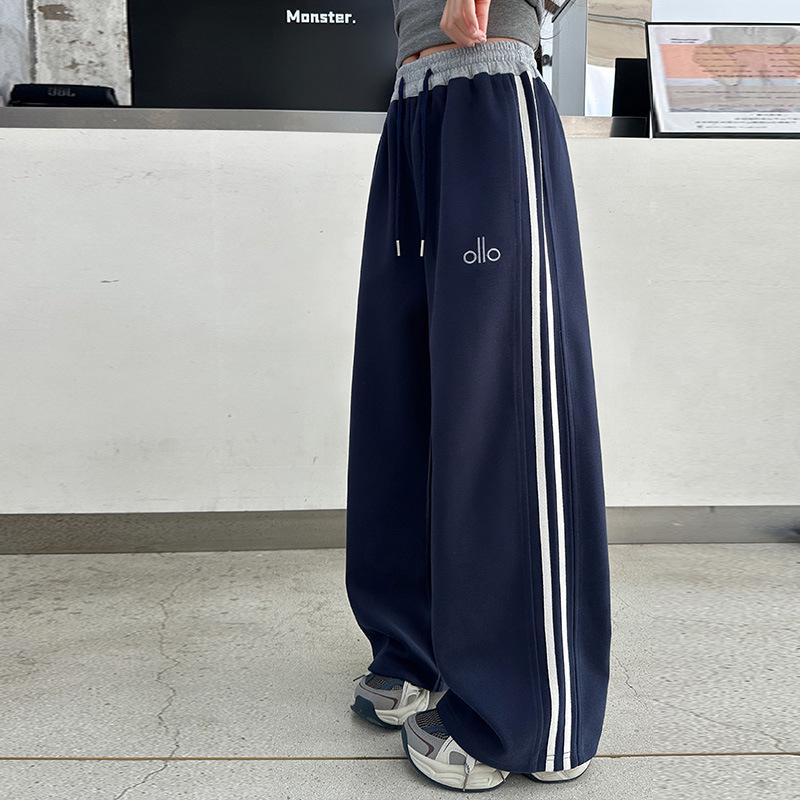 

Спортивные брюки прямого кроя на кулиске для девочек - Весна/Осень 2025 для детей среднего и старшего школьного возраста, длинные брюки для учеников средней школы Size 140