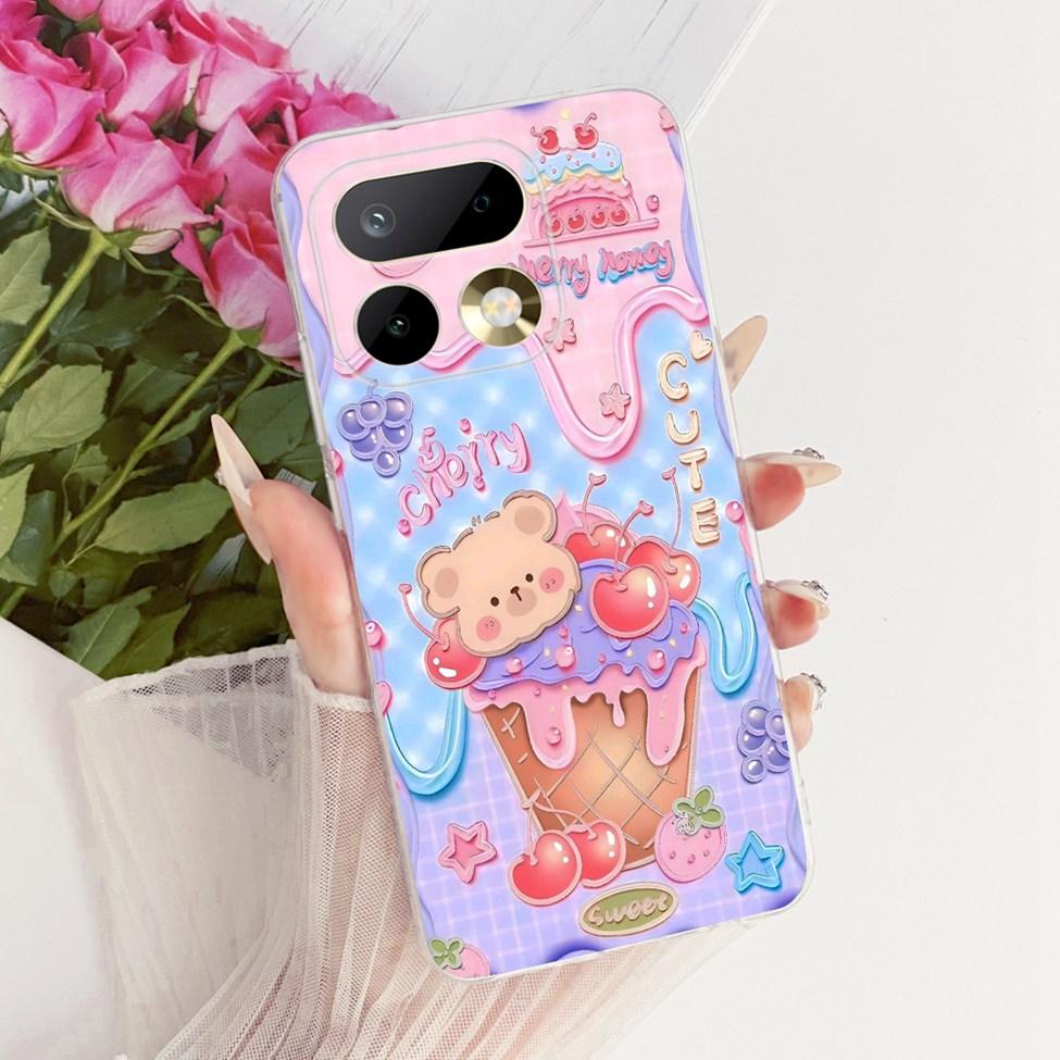 6.78'' For Realme 16Pro RMX5121 RMX5120 Case For Realme 16 Pro Cover Fashion Butterfly Cute Cat Cool Painted Soft Phone Casing