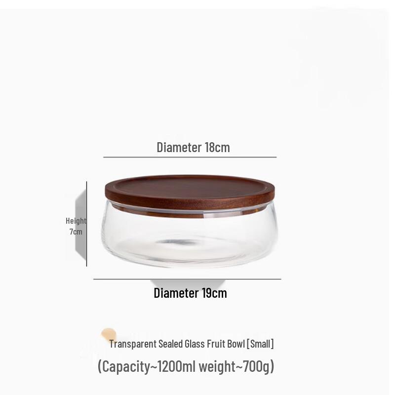 Handun Small Sealed Candy & Nut Storage Box with Lid