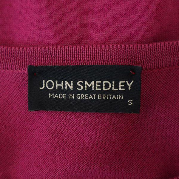 JOHN SMEDLEY Long sleeve knit cardigan S pink Women Used
