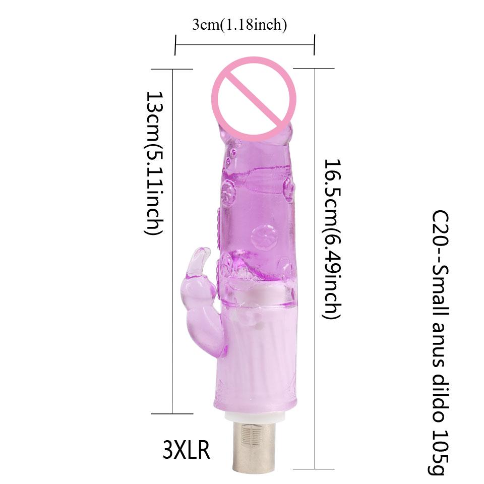DTSUDU Sex Machine Accessory For Sex Machine, With 3XLR Connector, Toy Suction Cup, Adjustable Length Angle Accessory