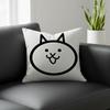Battle Cats Cushion Cover Natural Linen Pillowcase Set, All-In-One Decor For Sofa, Bedroom & Chair