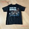 Vintage Grand Prix Of Denver Indy Racing T Shirt Black Size Large Vintage Top For Everyday Wear Casual Homme Breathable