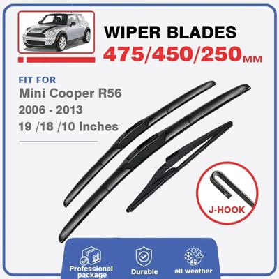 19"+18"+10" Voor MINI Cooper R56 Hatch 2006-2013 Voorruitenwisserbladen Borstels Snijder Accessoires Voorruit Windscherm Raam