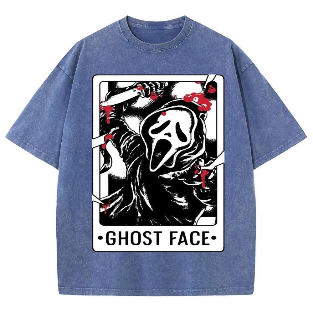 

Футболка женская Scary Niche Grimace Print Wash, свободный хлопковый короткий рукав, унисекс, винтажный топ 3XL