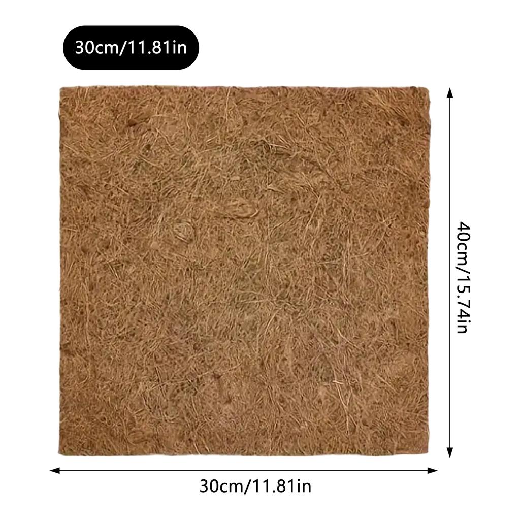 Coconut Fiber Reptile Mat Lizard Terrarium Breeding Eggs Mat Laying Nest Pad Dust Free Moisturizing Pet Bedding