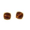 Retro Tiger-eye Stone Earrings - Simple and Elegant, Suitable for Daily Commuting, Versatile and Luxurious, High-end Style Earrings for Women