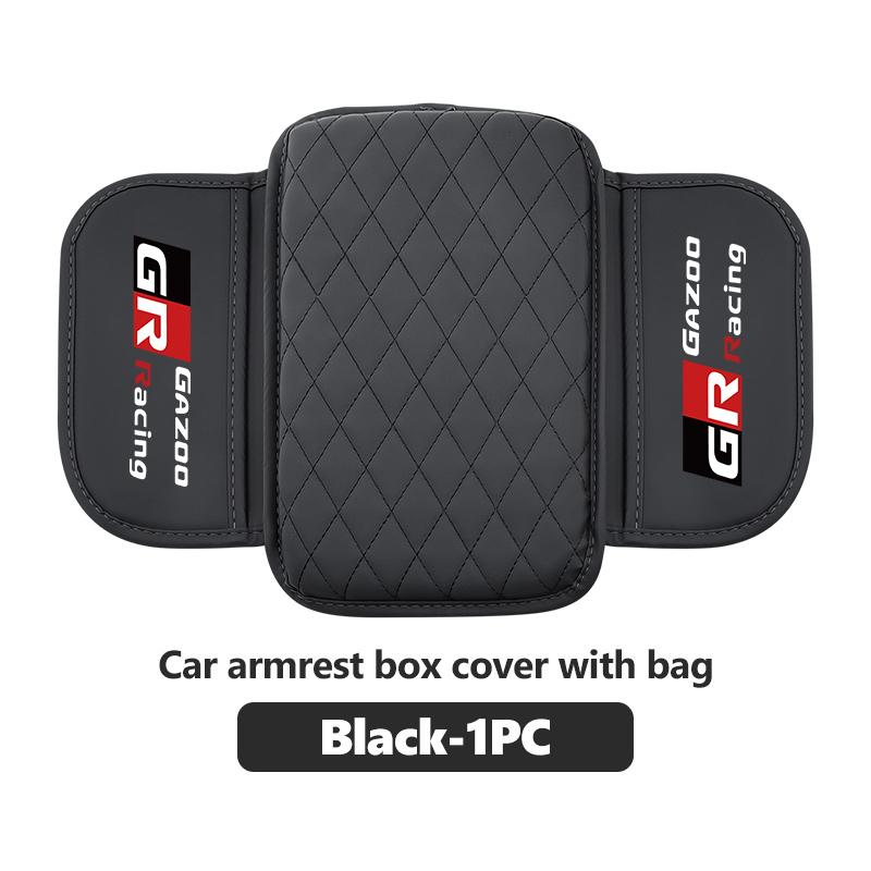 For S9 Car Armrest Box Pad Auto Protective Armrest Mat Storage Bag Interior Accessory Yaris Corolla Rav4 GR Auris Cruiser JH9