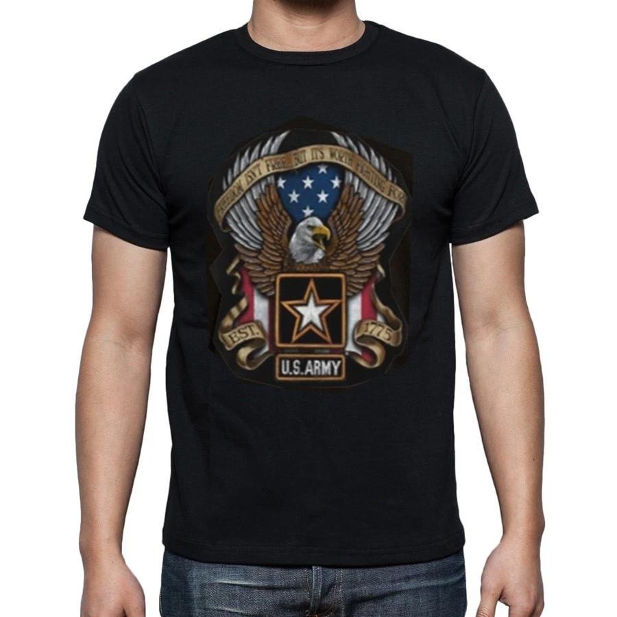 USA Army Freedom isn t Free Screaming Eagle T-Shirt Tee new T shirt L