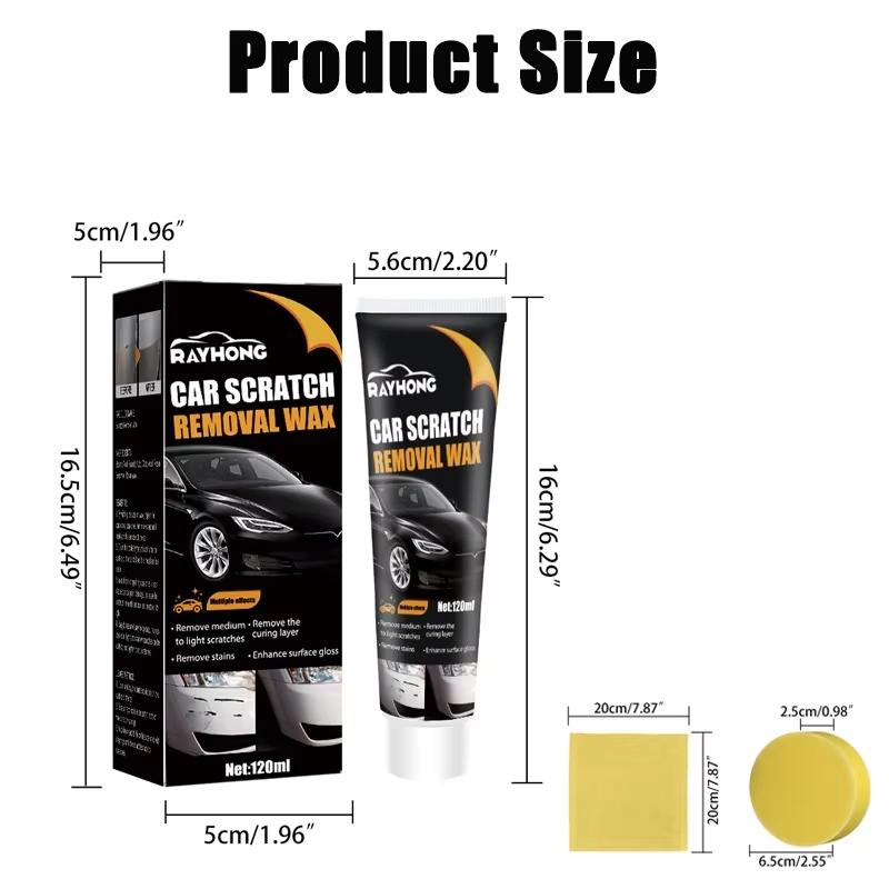 Car Scratch Remover Wax Waterproof Car Paint Protection Polishing Anti-UV Car Paint Scratch Repair Cleaning Kit