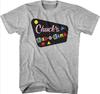 Chuck's Bike-O-Rama Retro Movie Graphic T-Shirt Men Women Vintage 80s Comedy Cotton Short Sleev