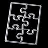 Puzzle Metal Cutting Die for Scrapbooking Paper Craft Embossing DIY Accessory