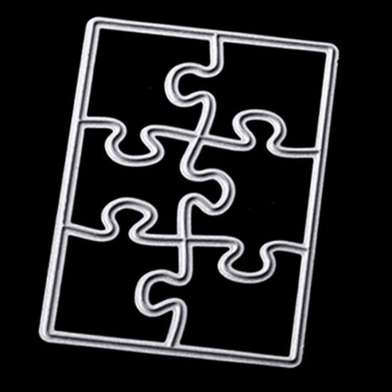 Puzzle Metal Cutting Die for Scrapbooking Paper Craft Embossing DIY Accessory
