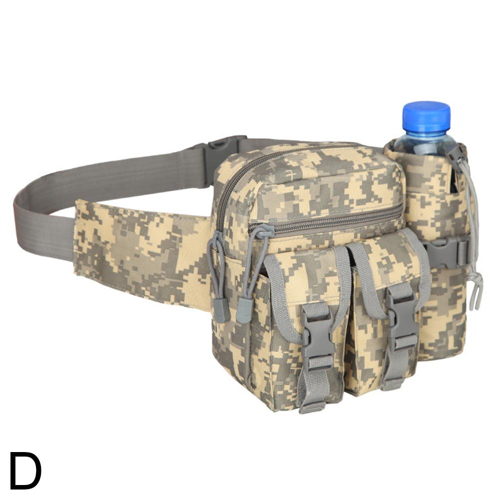 Tactical Waist Bag for Men Waterproof Nylon Chest Bag Hiking Waist Pack with Adjustable Shoulder Strap for Outdoor Camping Sport