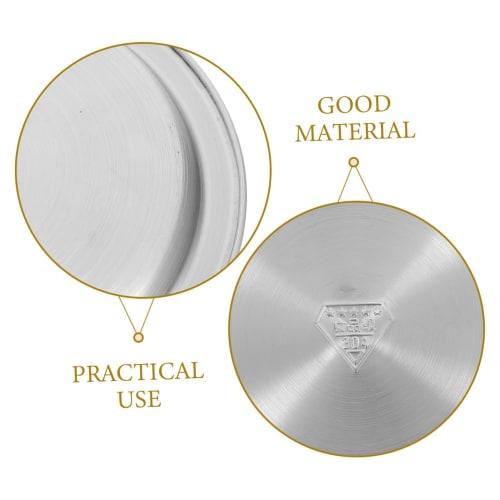 OKUMEYR 14cm Universal Lid for Cooking Pots and Pans, Stainless Steel Frying Pan Cover, Replacement Stockpot Lid for Milk, Boiling Prevention, Spill P