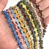 Multi-Color Volcanic Stone Beads for DIY Jewelry: Abacus, Cube, Cylinder, Heart Shapes