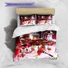 Basketball Star Player Team Collage Print 3‑Pieces Duvet Cover Set Sport Fan Bedding Bedroom Home Decor Without Pillow Core Comforter
