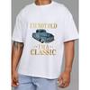 Classic Car T-Shirt White I M Not Old I M A Classic Vintage Truck Graphic Men S Casual Wear for Everyday Outings and Retro Style Enthusiasts