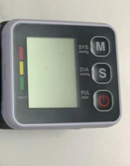 Portable Digital Wrist Blood Pressure Monitor - LCD Screen Heart Rate Pulse Meter Sphygmomanometer for Health Care