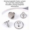 10Pairs Detachable Magnetic Button Clips Nail-free Magnetic Buckle Tie-backs  Window Screen