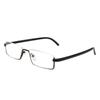 Reading Glasses with Box Vintage Business Half Frame Women Men Finished Presbyopic Eyeglasses Eyewear with Diopter +1.0 To +4.0