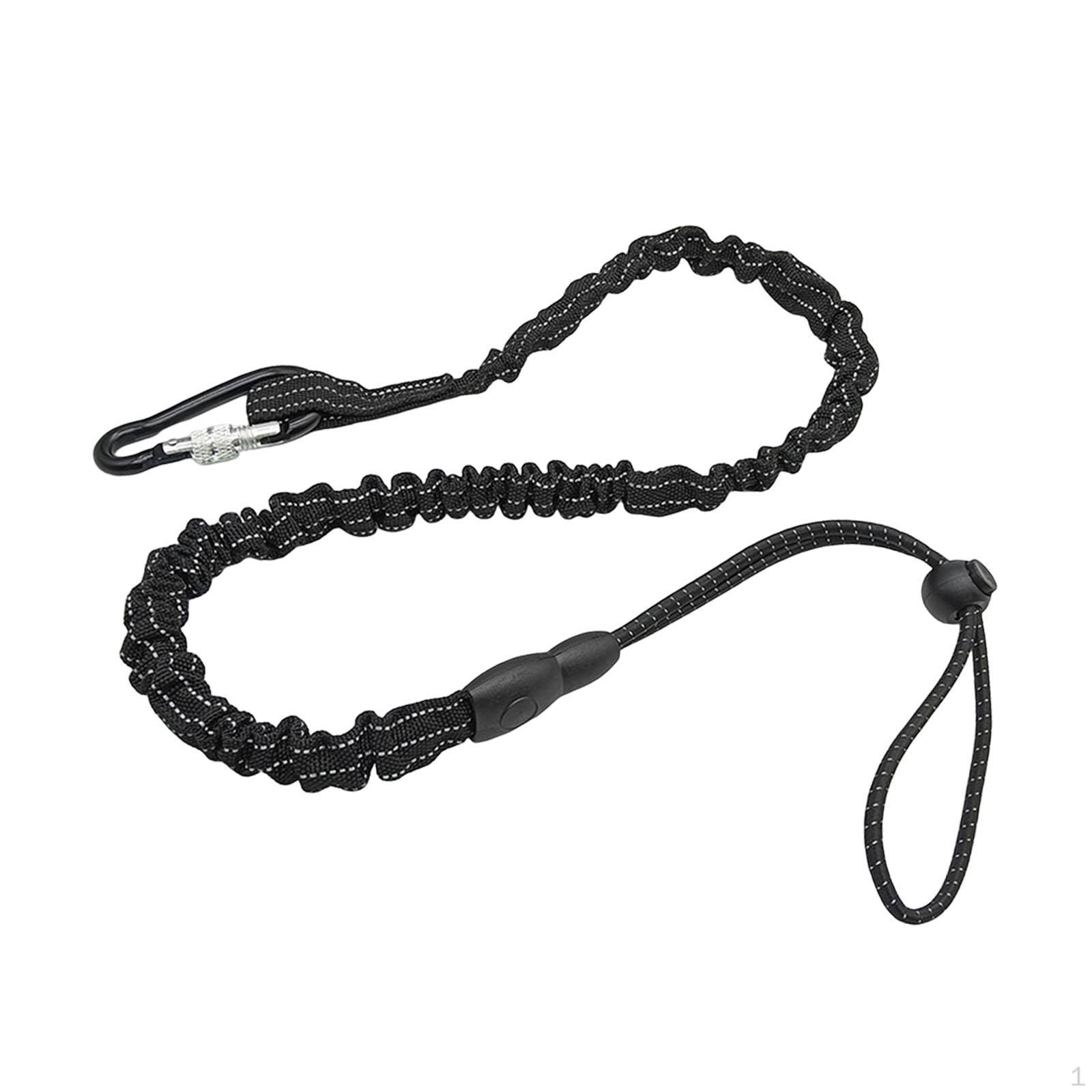 

Adjustable Tool Lanyard with Loop End for Fall in Roofing And Outdoor Use чёрный