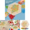 Geometrisches Holzketten-Puzzlespiel für Familie, Denksportaufgaben und Kompetenzentwicklung
