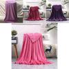 Soft Warm 22 Solid Colors Flannel Plush Fleece Blanket Ideal For Cozy Nights