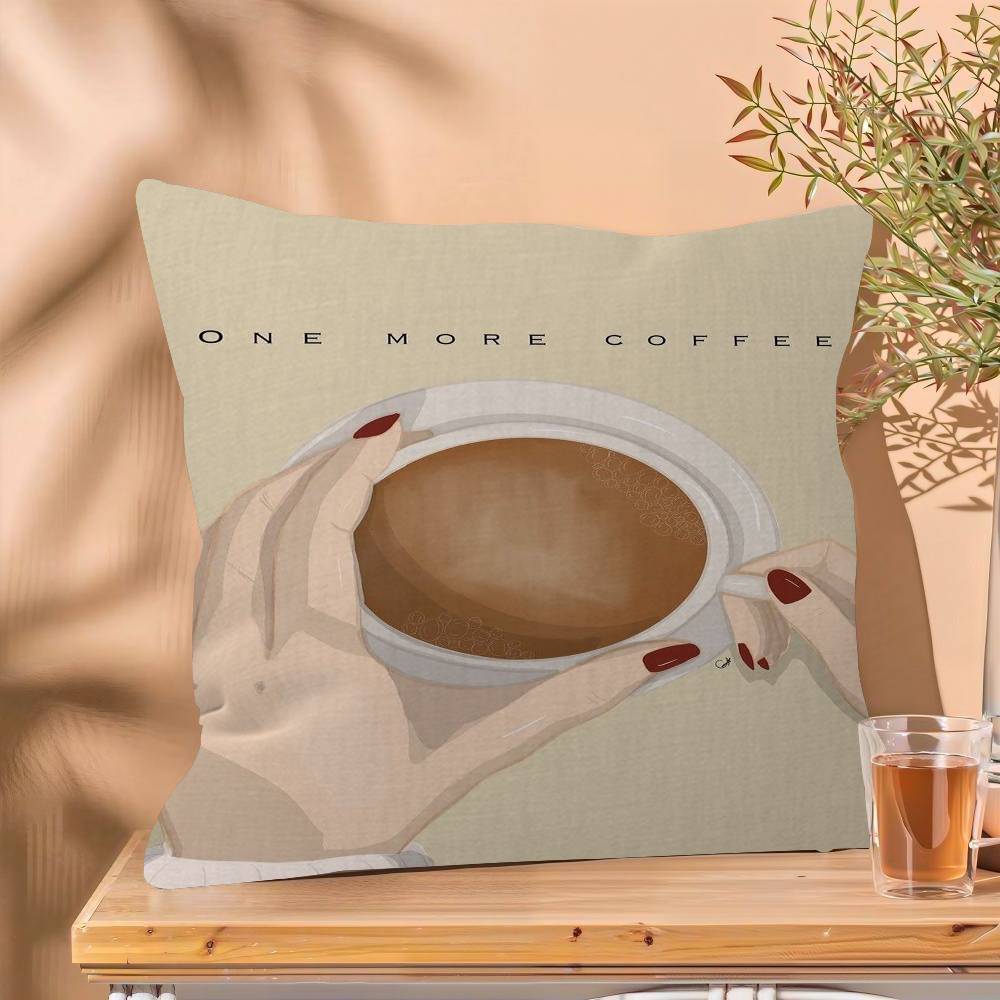 Coffee Guide Pillow Anime Pillow Sofa Bed Head Pillow Cover Cushion Cover Fashion