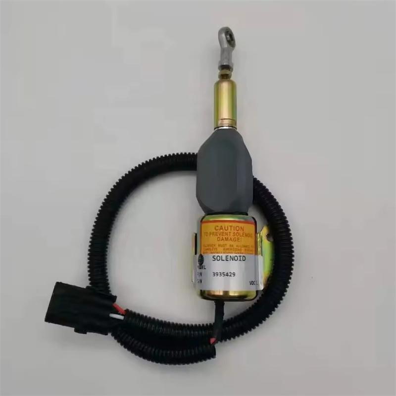 3935429 12V Fuel Shutdown Shutoff Solenoid Valve For Cumm 6BT 5.9L