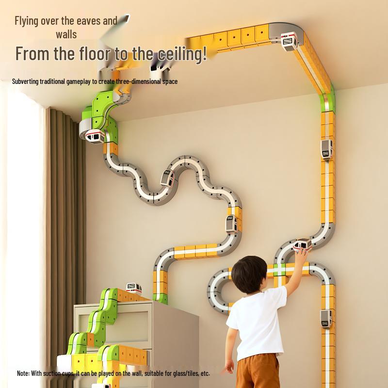 Magnetic Levitation Track Blocks: DIY Educational Toy for Kids