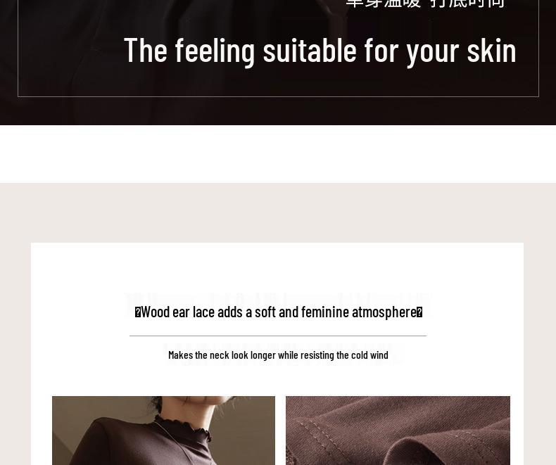 Women's Stylish High-Neck Ruffled Long Sleeve Top - Slimming and Flattering for Autumn/Winter
