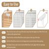 Bifold Door Lock Metal Lock Double Bifold Door Safe Lock Wardrobes Lock Accessory Suitable for Home Storage and Privacy