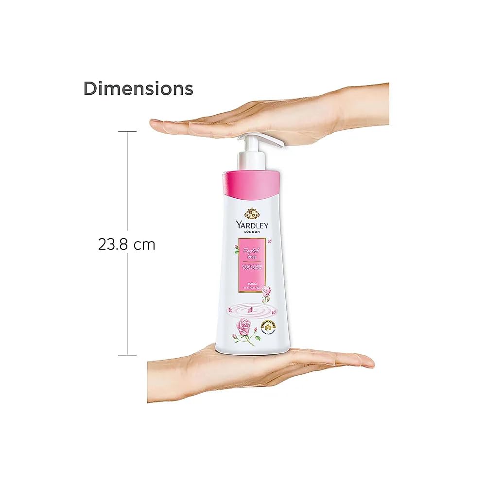 Yardley London English Rose Moisturising Hand And Body Lotion 350ml Pack With 50ml Free For Women