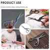 Embroidery Scissors Rainbow Stork Scissors Stainless Steel Small Craft Scissors Dressmaker Shears for Embroidery Sewing