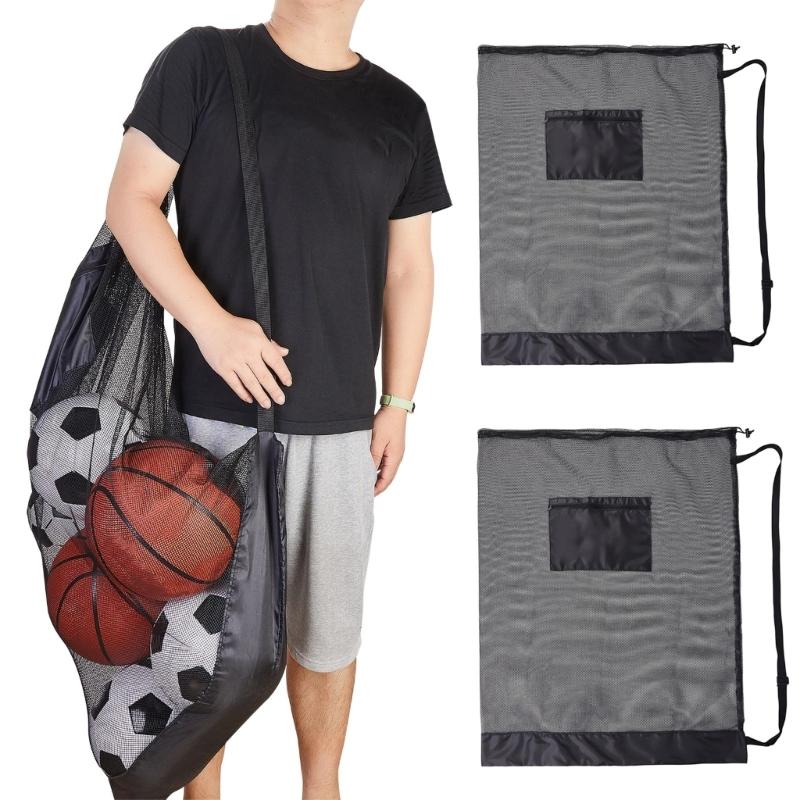 Basketball Mesh Net Bag Football Mesh Bag Mesh Sports Ball Bags Sport Ball Carry Bag Team Balls Net Bag Nylon Net Bags