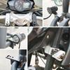 Najnowsze Motocyklowe LEDowe Uchwyty Klamrowe Reflektora Zestaw Montażowy Klamry Rurowej Do Motocyklowych Reflektorów Punktowych Mocowanie Lampy Przeciwmgielnej Akcesoria Moto