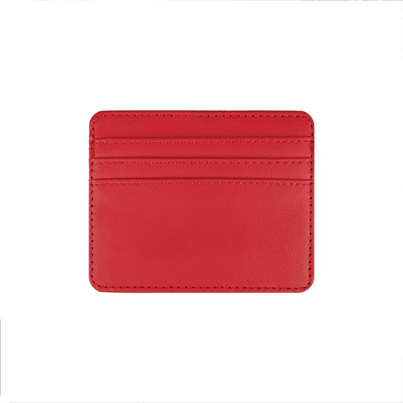 Women's Exquisite Waterproof Leather PU Card Holder - Ultra-Thin, Multi-Card Slot, Small Business Card Sleeve