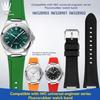 Per IWC Serie New Engineer IW328903 IW328901 IW328902 Cinturino per Orologio in Fluororubber Accessori Catena per Orologio in Gomma Impermeabile da Uomo