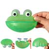 4Pcs Frogs Shape Water Bowl Feeder With Strong Suction Cup Design For Small Pet Reptiles And Amphibians Terrariums Decors