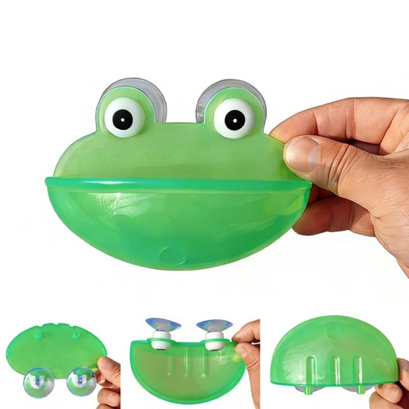 4Pcs Frogs Shape Water Bowl Feeder With Strong Suction Cup Design For Small Pet Reptiles And Amphibians Terrariums Decors