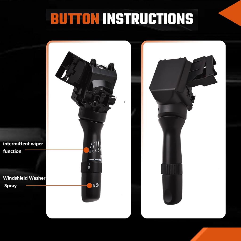 Windshield Wiper Combination Switch Control Assembly Compatible for Toyota Tundra 2012-2021 / Tacoma 2011-2015/Corolla 2011-2013,Replace OEM