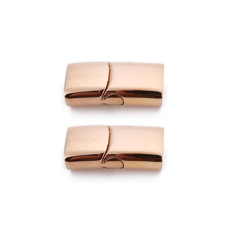 1pc Stainless Steel Magnetic Clasps Connector Leather Cord Magnet Lace Buckle Bracelet End Caps Bracelets Findings Jewelry