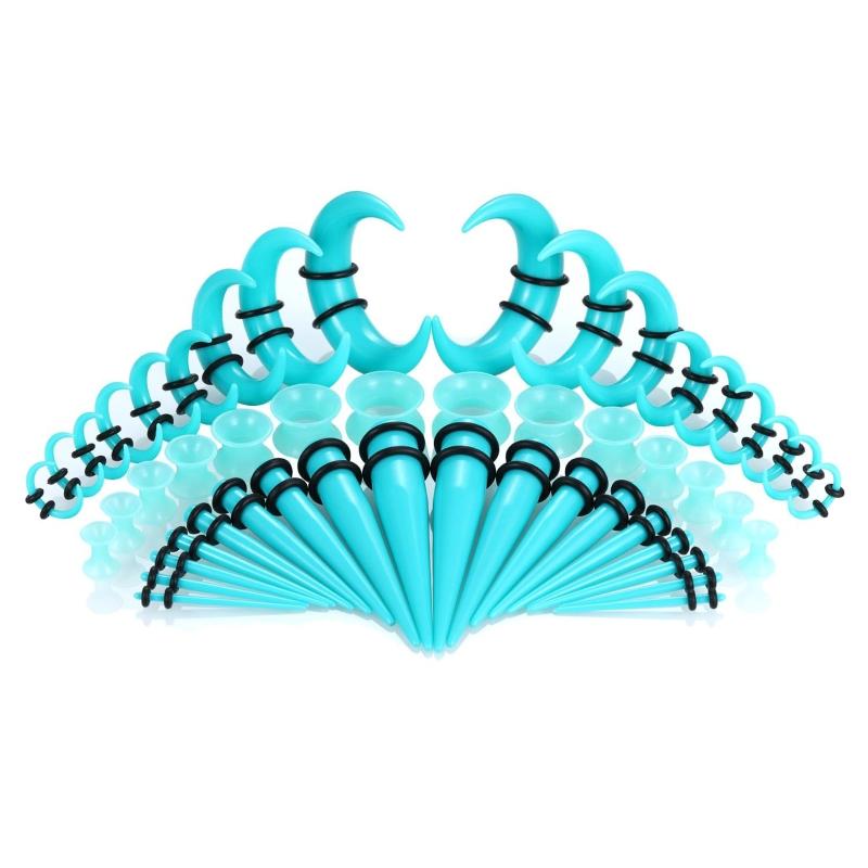 

Acrylic Pointed Cone Ear Expansion Horn Set 14-00G European and American Ear Studs Best-selling Hip-hop Jewelry
