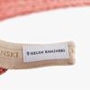 Helen Kaminski Bianco Pomelo Natural Logo Visor Sun Cap Hat50265