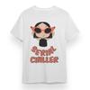 Women's T-shirt With Retro Sunglasses Girl Graphic White Cotton Plus Size Tee