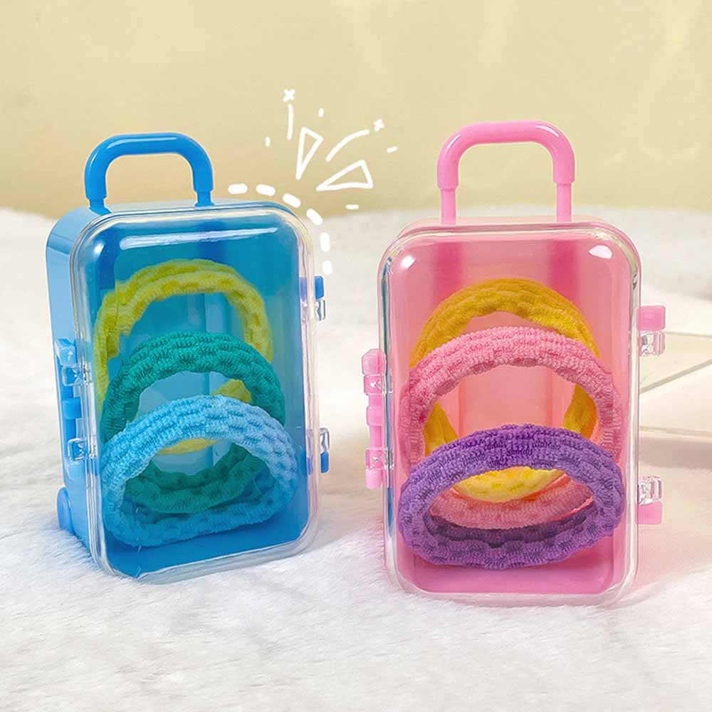 Mini Maleta Joyero Estuche de Almacenamiento Maleta de Ruedas Transparente Caja de Dulces Caja de Dulces de Boda Organizador de Carrito Pequeño Maleta de Viaje Nuevo